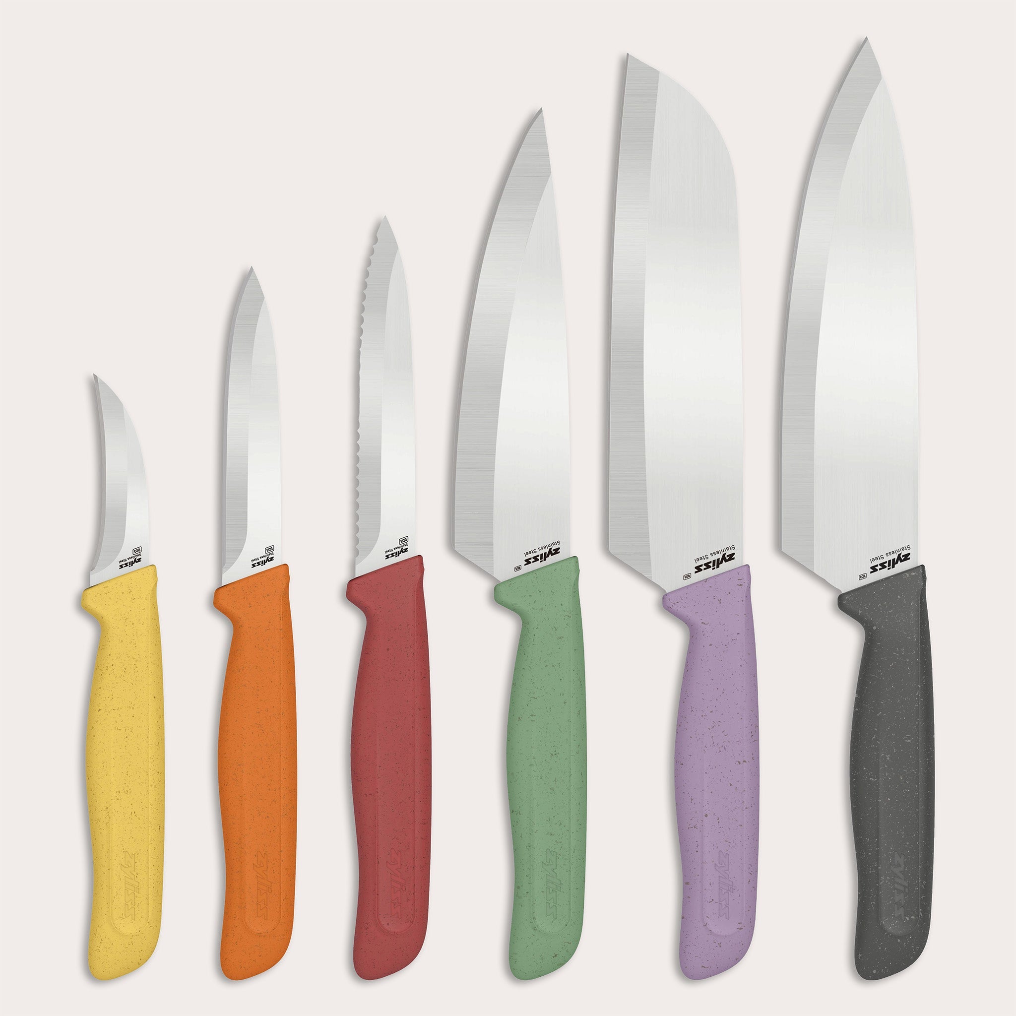 セルジェニーセット Zyliss 6 Piece Knife Set – Complete Kitchen Knife Set