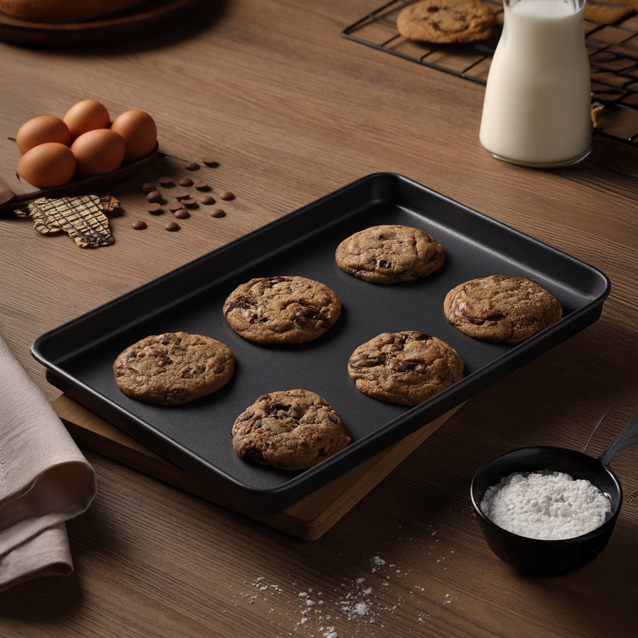 Zyliss Non-Stick Baking Tray | Durable Carbon Steel Bakeware