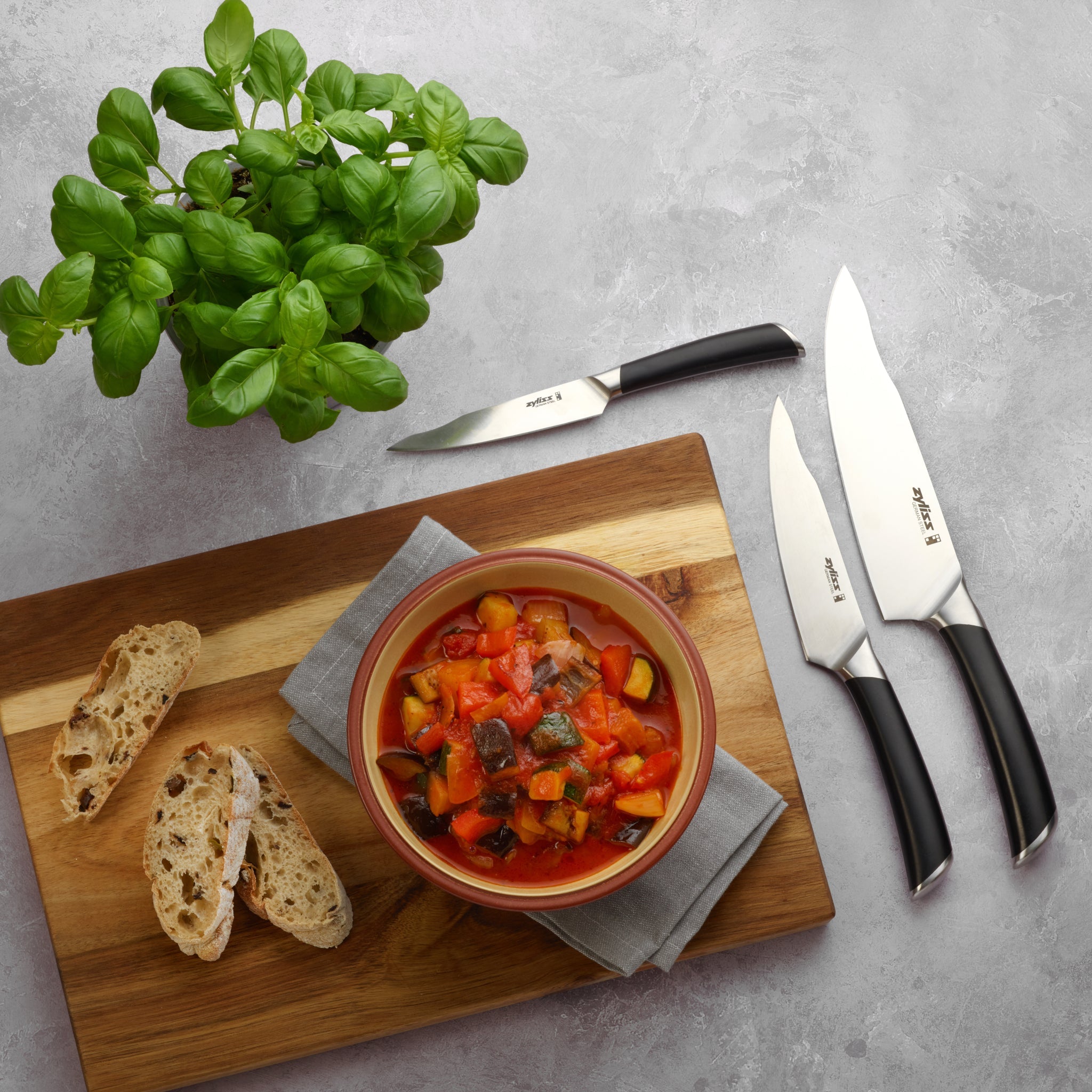 G0308-16★未使用　高級御料理庖丁　Atlantic Chef セット Zyliss Comfort Pro Chef's Knife 20cm / 8