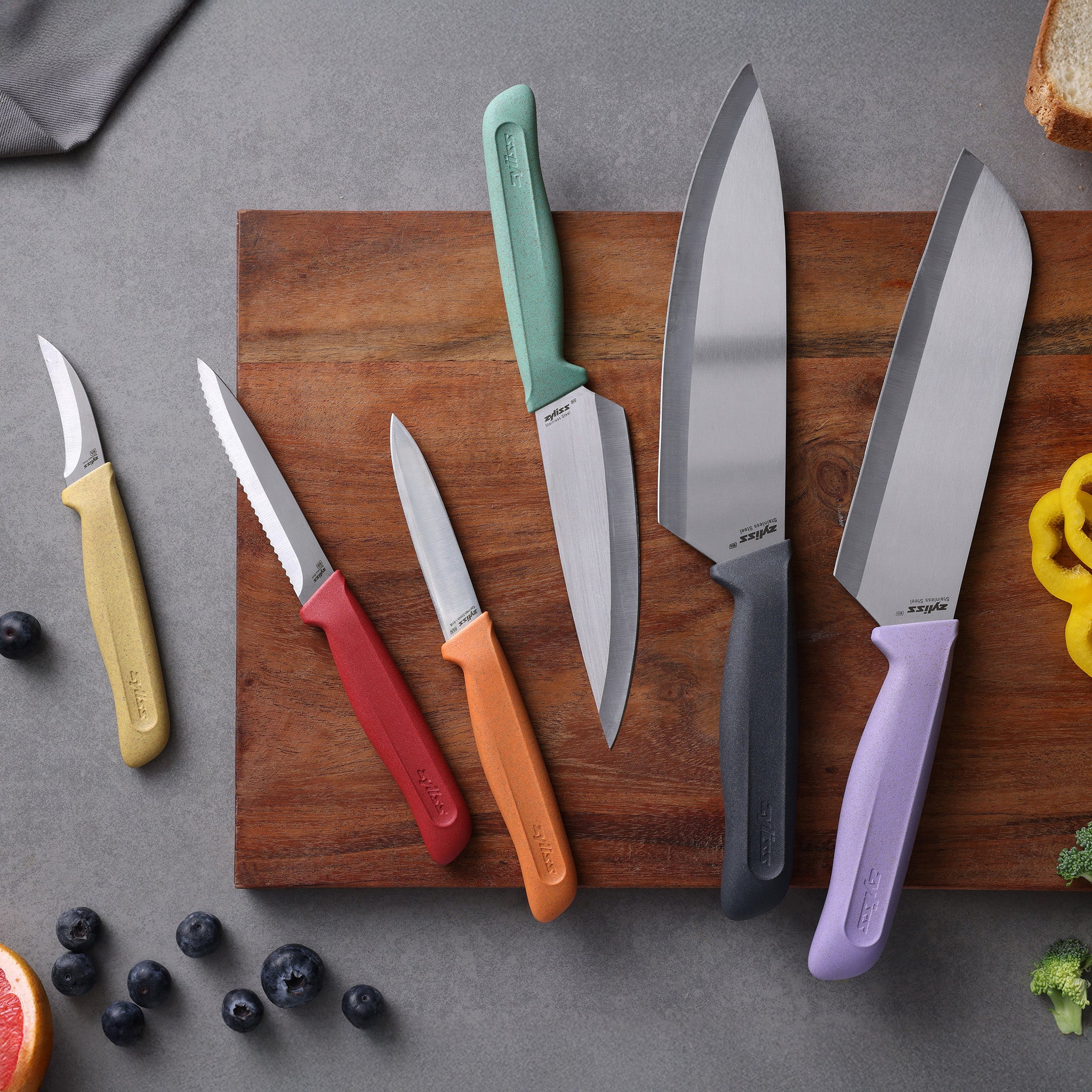 セルジェニーセット Zyliss 6 Piece Knife Set – Complete Kitchen Knife Set