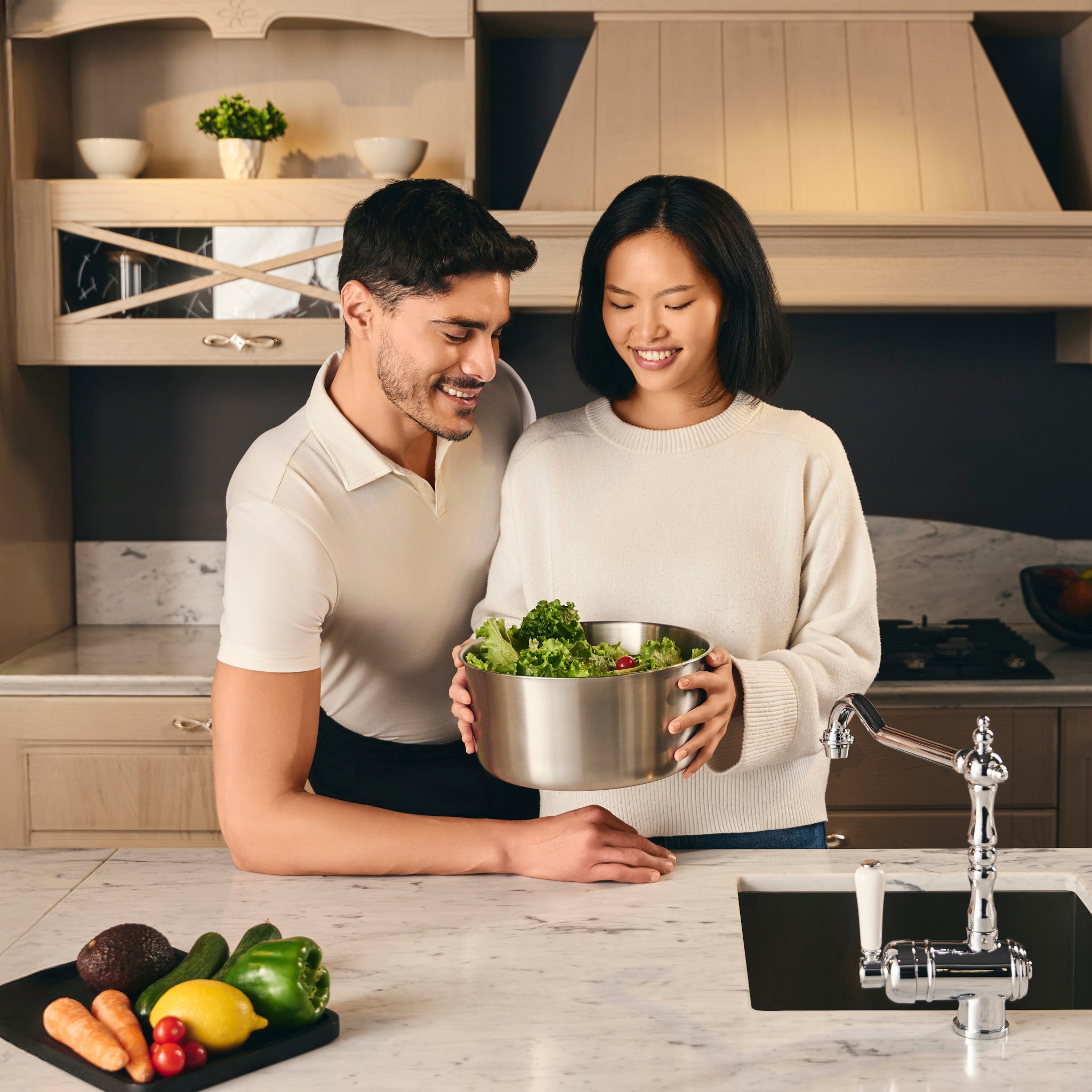 サワリ鍋 Zyliss Easy Spin Salad Spinner Stainless Steel - Durable & Stylish