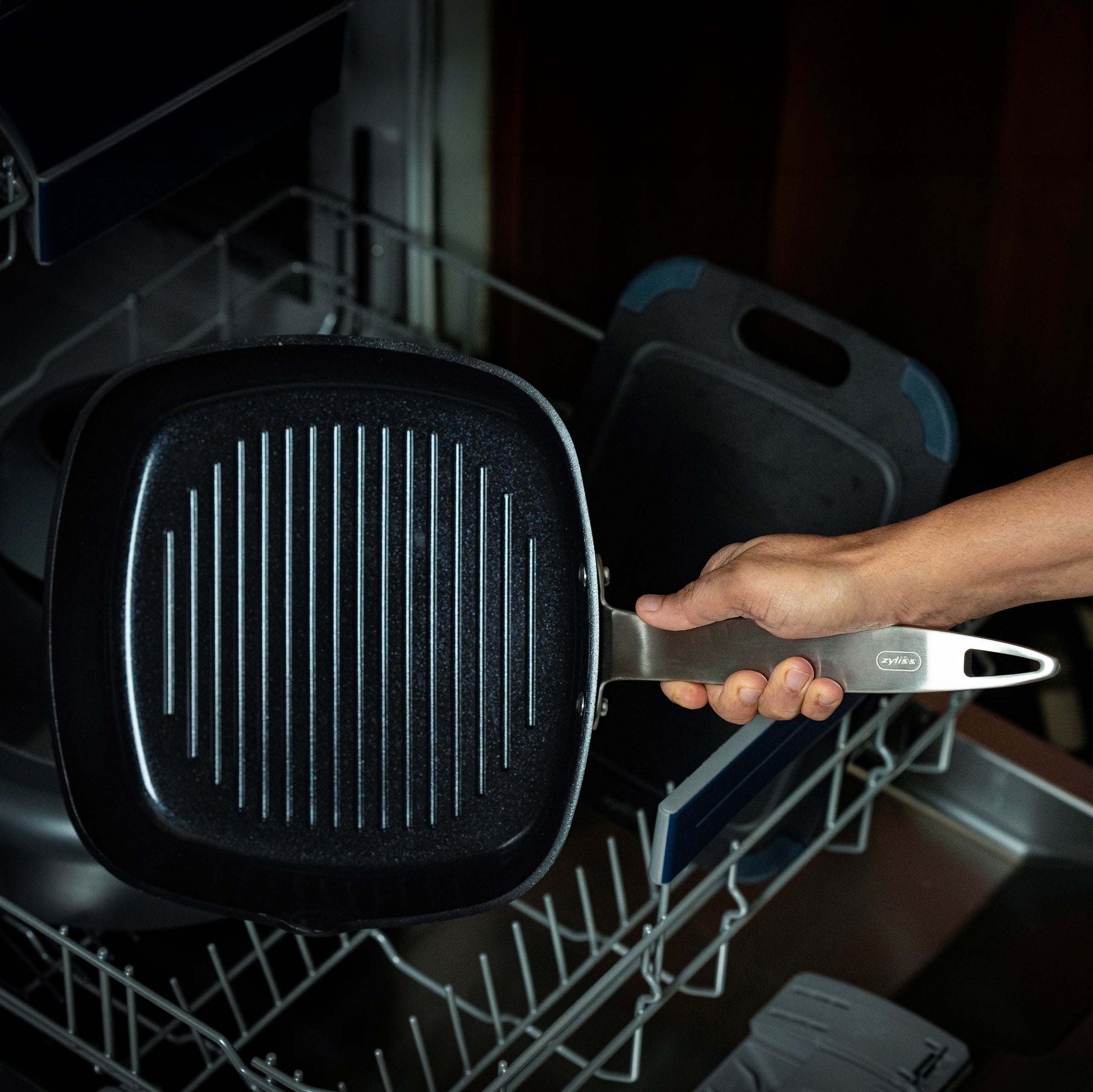 Zyliss Ultimate Pro Ceramic Square Grill Pan (26cm / 10¼