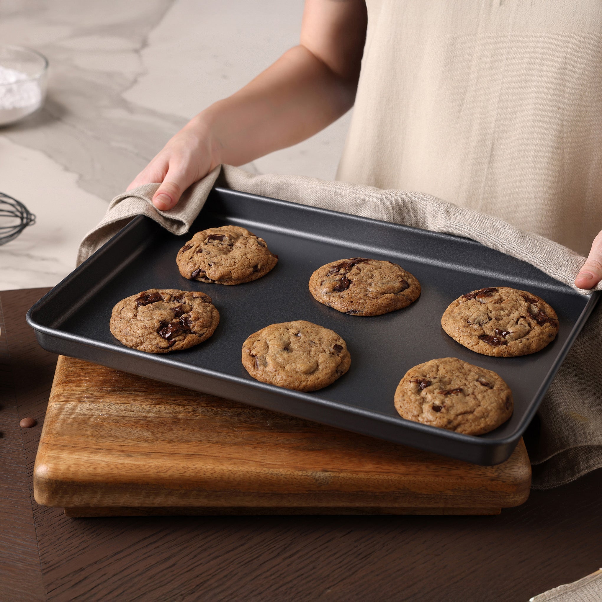 Zyliss Non-Stick Baking Tray | Durable Carbon Steel Bakeware
