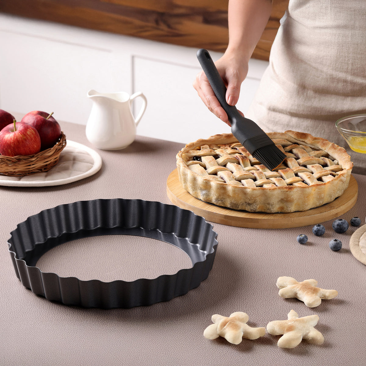 Zyliss Non-Stick Removable Base Tart Pan 25 cm (10