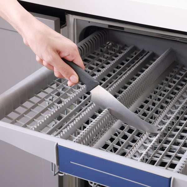 Zyliss Utility Universal Cheese Knife — in use