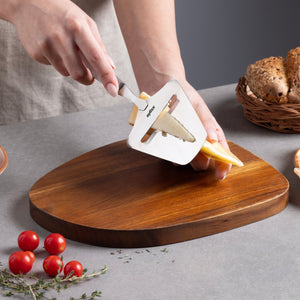 Zyliss Signature Cheese Plane 97mm/3.8in — in use