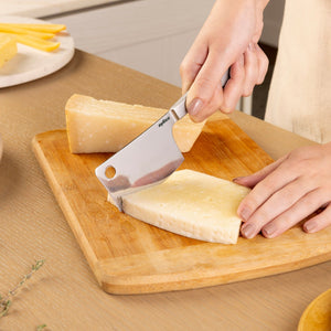 Zyliss Signature 3 Piece Cheese Knife Set — in use