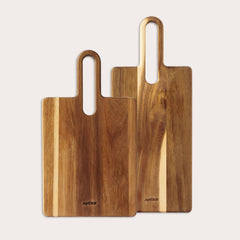 Zyliss 2 Piece Serving Board Acacia Wood Set — main