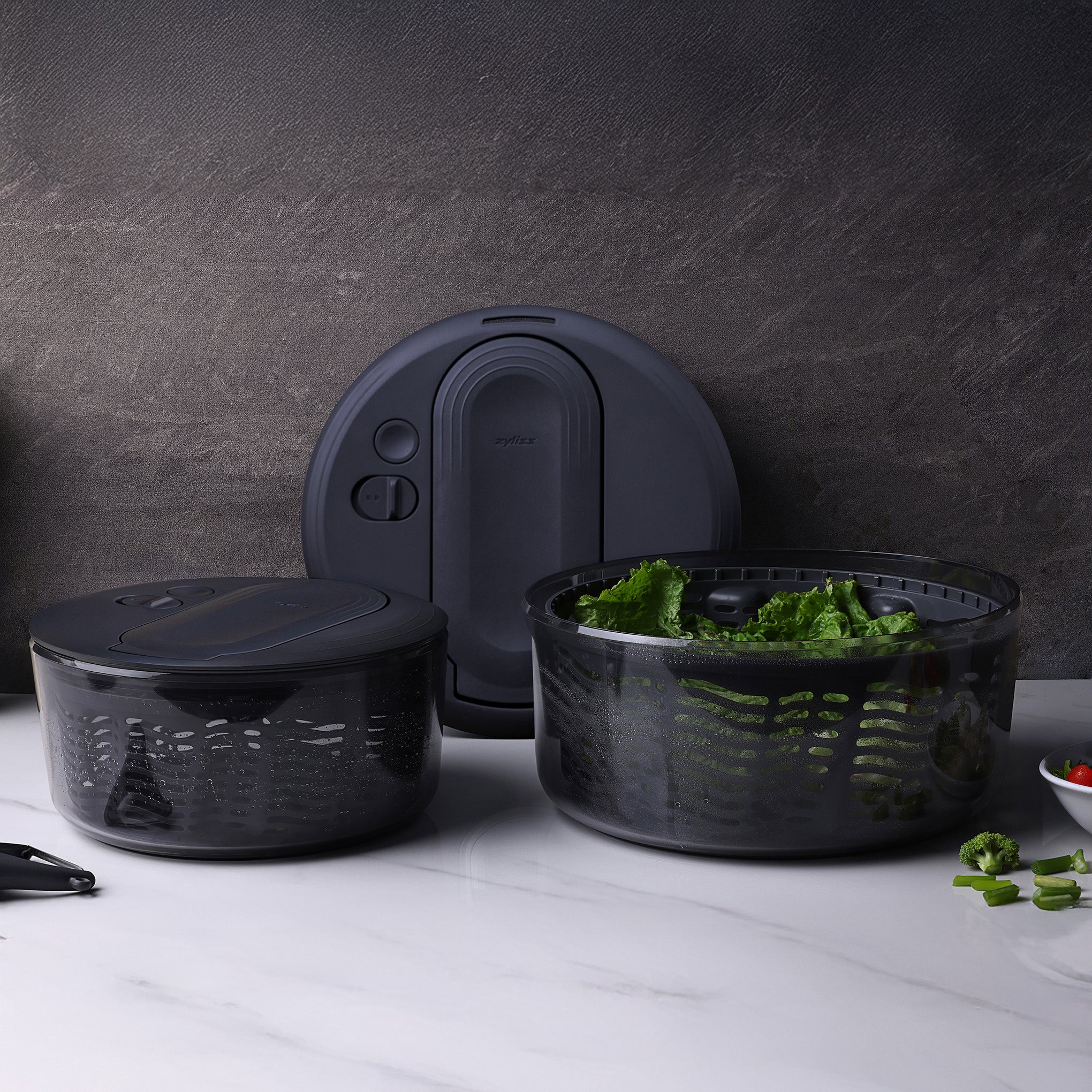 Zyliss Swift Dry Salad Spinner S – Quick Pump-Action Salad Dryer
