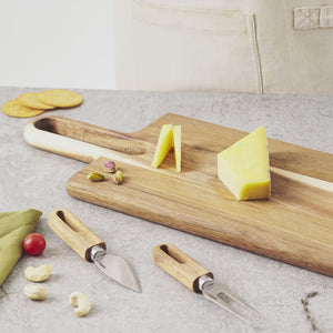 Zyliss Artisan 3 Piece Petite Cheese Knife Set — product animation