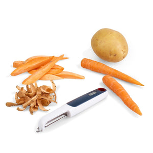 Zyliss 2 Piece Smooth Glide Swivel and Soft Skin Peeler Value Set