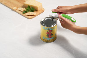 Zyliss Lock N' Lift Can Opener with Lid Lifter Magnet, Green